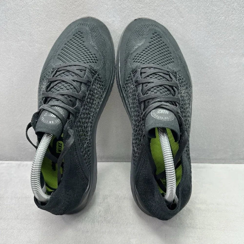 Nike Free RN Flyknit 2018 Womens Size 11 Shoes Black Anthracite Running Sneakers